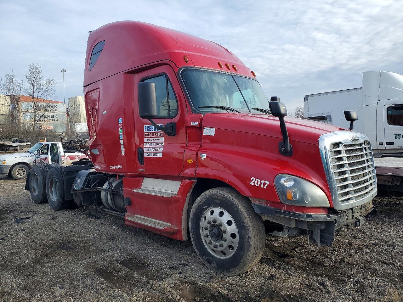 2017 Freigliner 2017 Freightliner Cascadia 125 Semi Truck