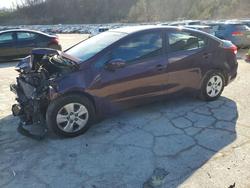 KIA Forte salvage cars for sale: 2018 KIA Forte lx