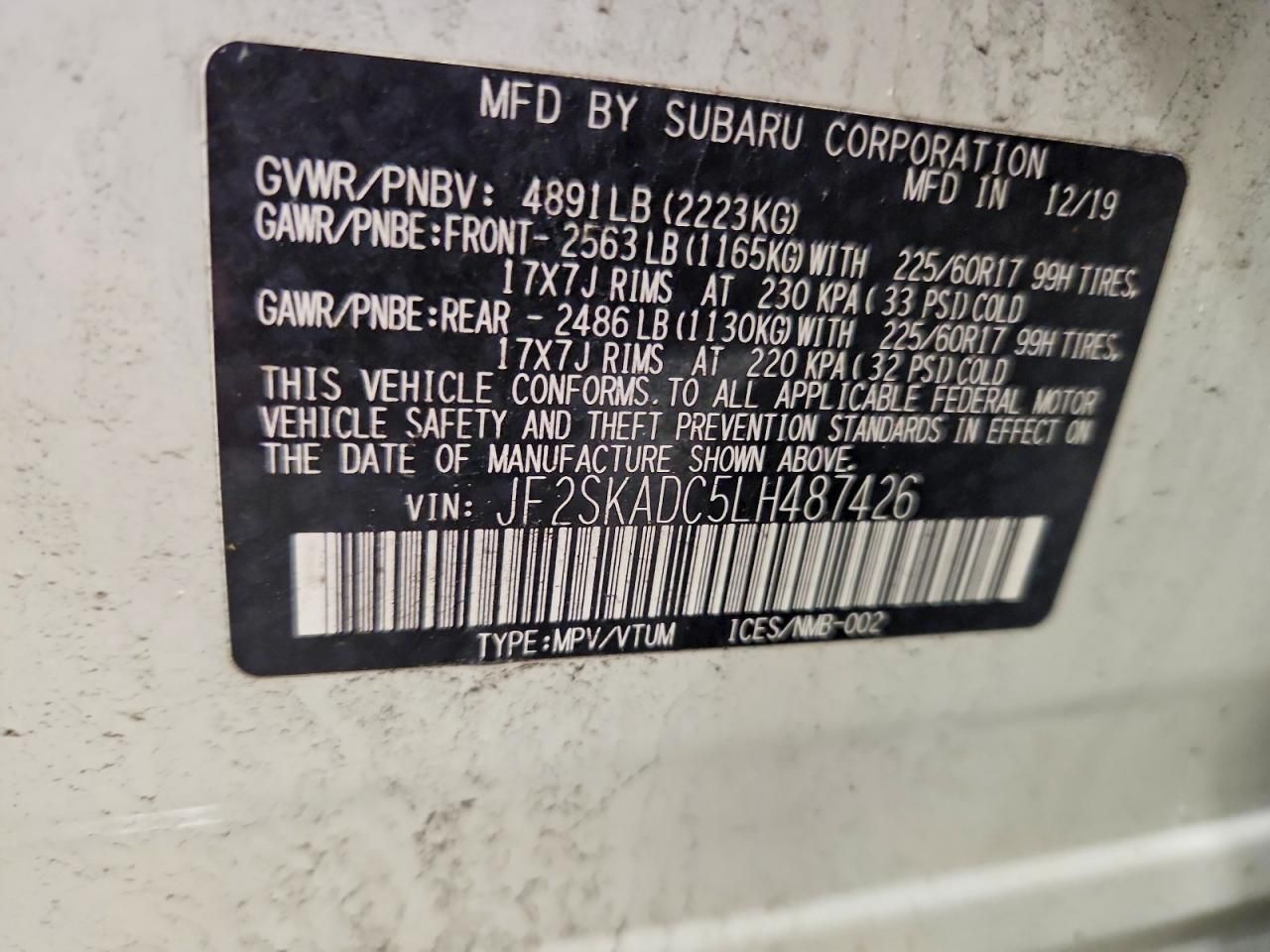 2020 Subaru Forester