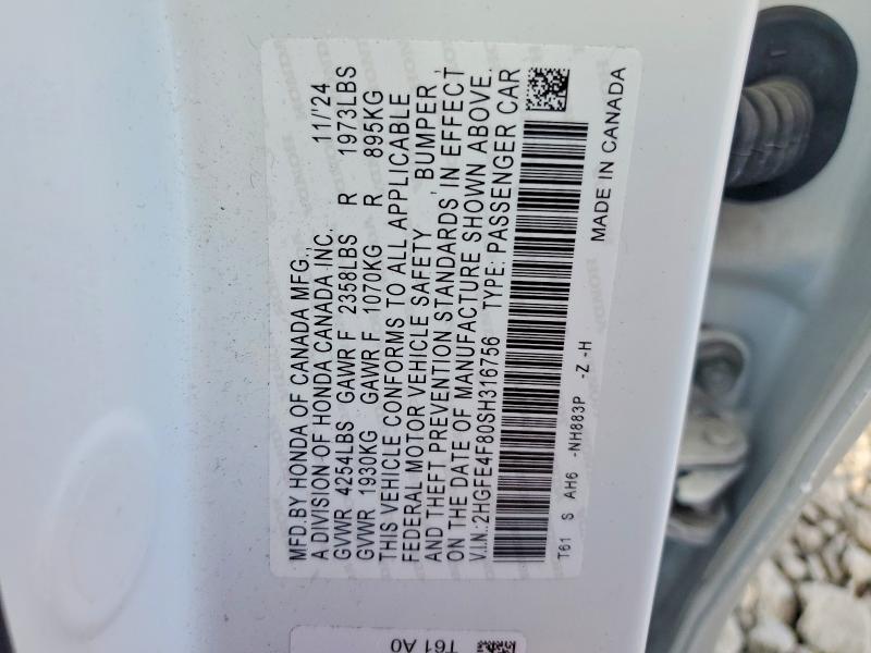 2025 Honda Civic Sport