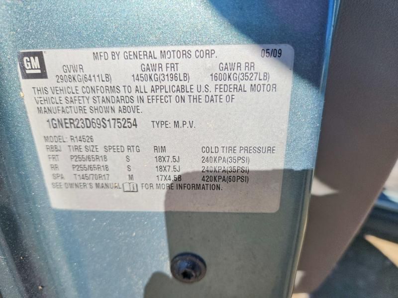 2009 Chevrolet Traverse lt