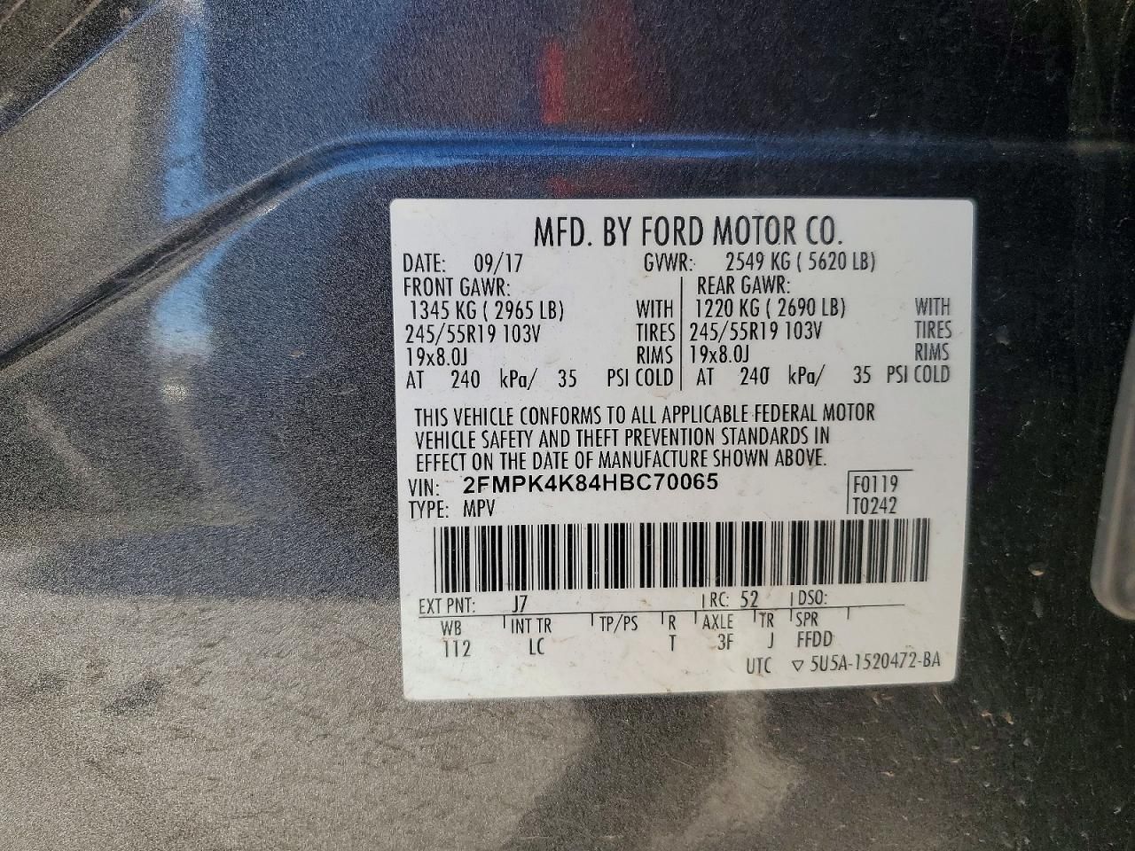 2017 Ford Edge Titanium