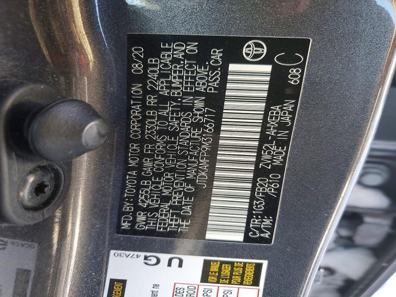 2021 Toyota Prius Prime le