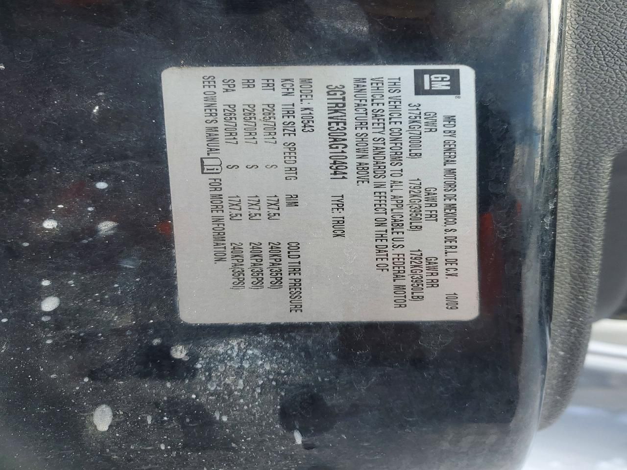 2010 GMC Sierra K1500 SLE