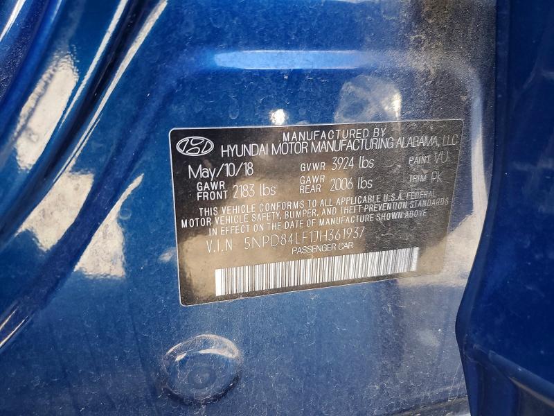 2018 Hyundai Elantra sel