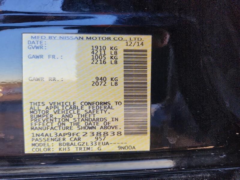 2015 Nissan Altima 2.5