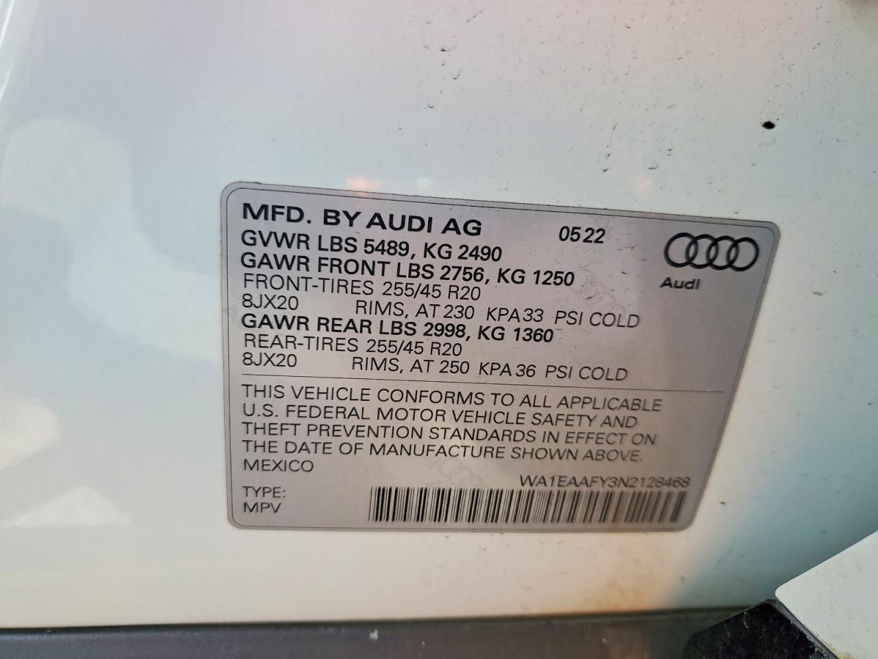 2022 Audi Q5 Premium Plus 45