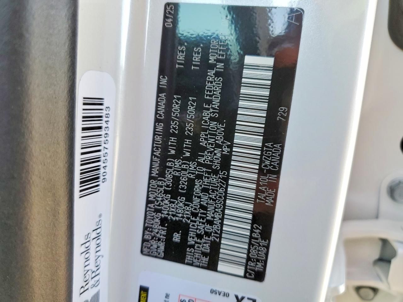 2025 Lexus Rx 350 Base