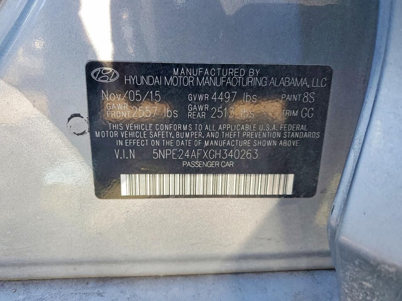 2016 Hyundai Sonata se