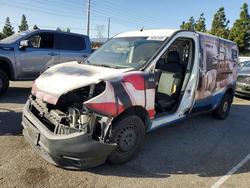 Salvage trucks for sale at Rancho Cucamonga, CA auction: 2017 Dodge RAM Promaster City Delivery Van