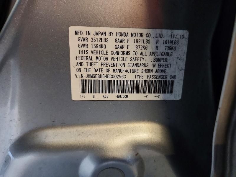 2011 Honda Fit Sport