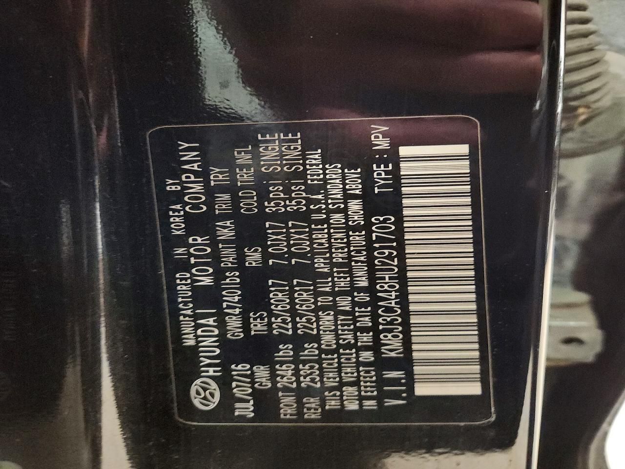 2017 Hyundai Tucson Limited