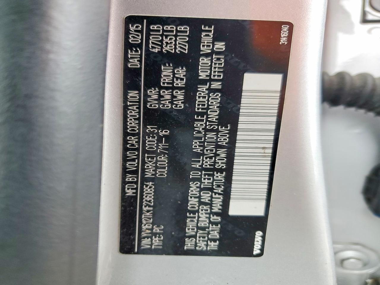 2015 Volvo S60 Premier