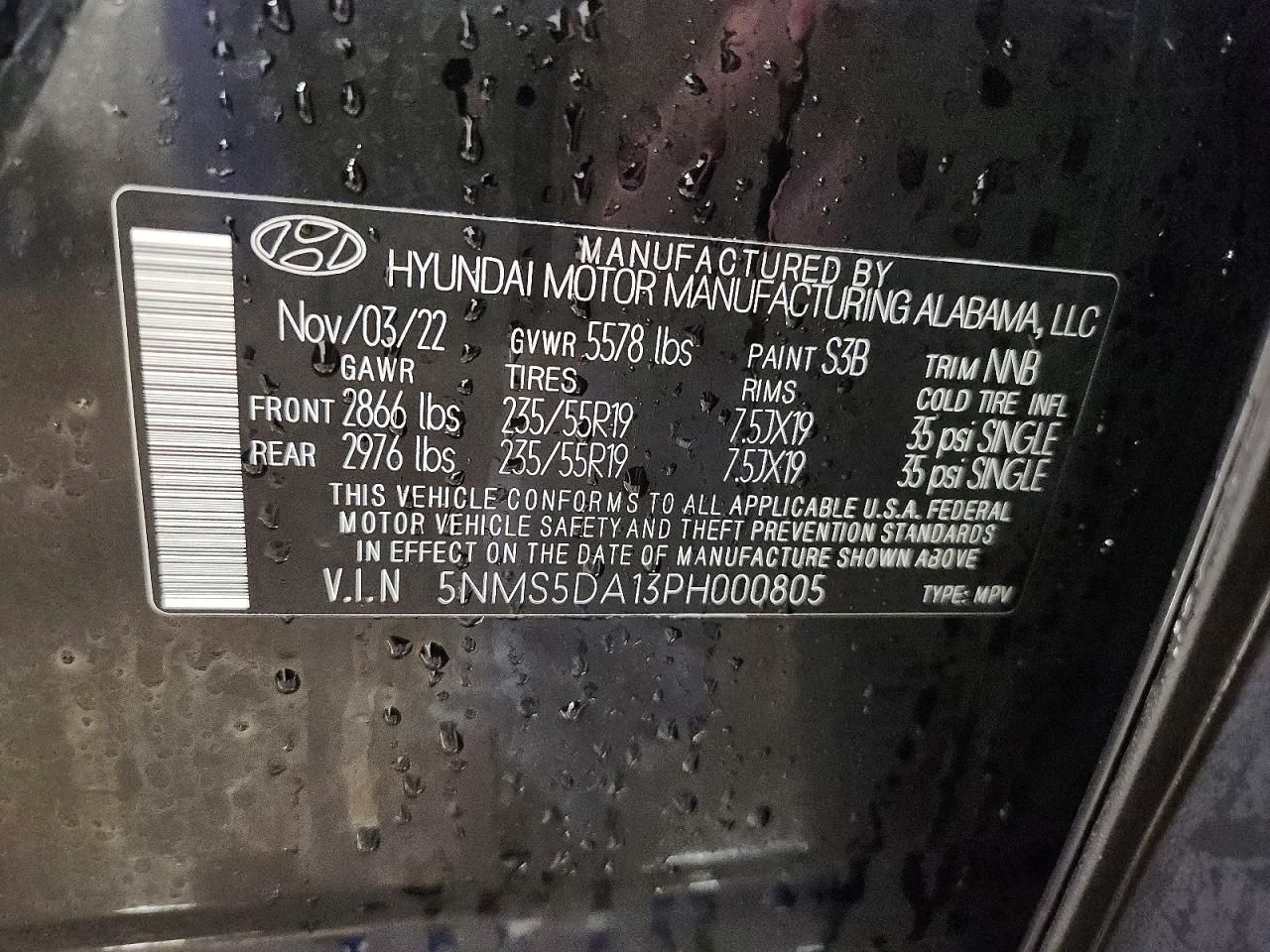 2023 Hyundai Santa fe Limited