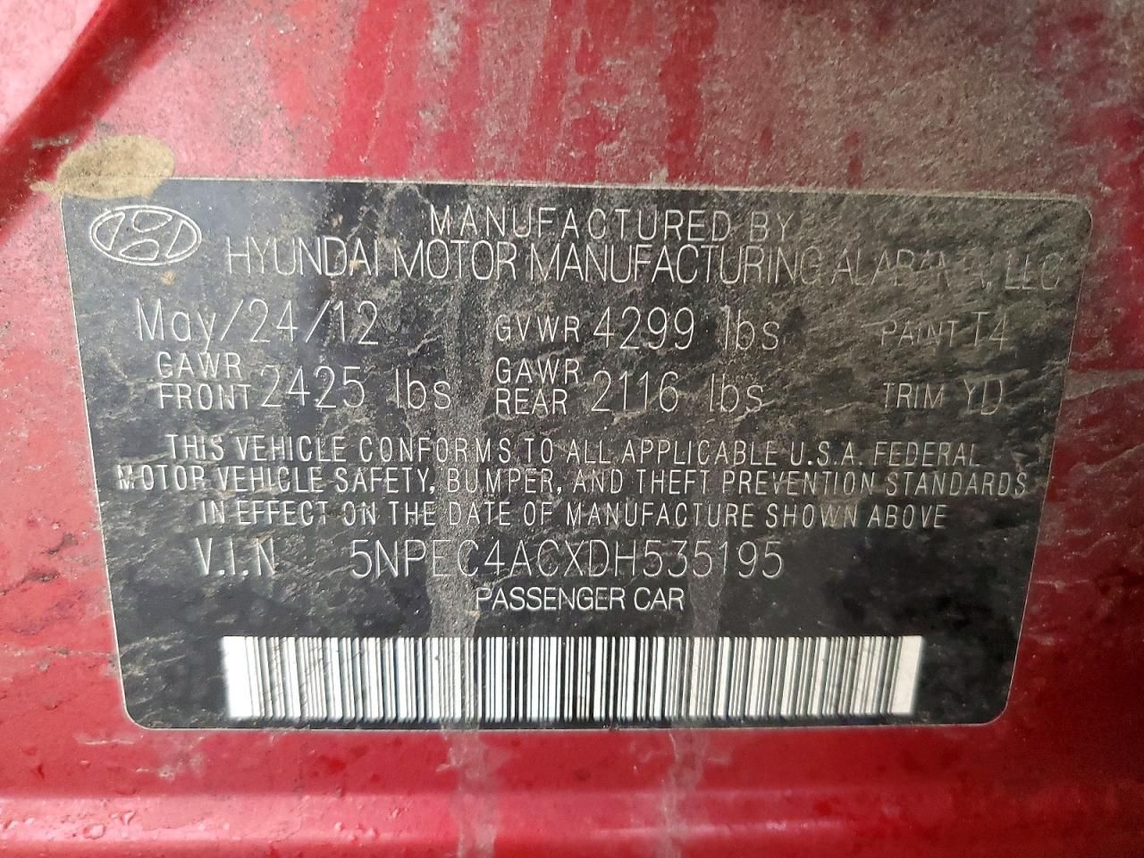 2013 Hyundai Sonata se