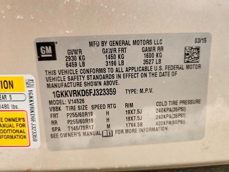 2015 GMC Acadia Slt-1