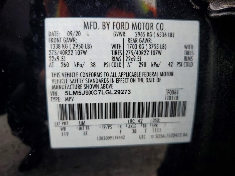 2020 Lincoln Aviator Black Label