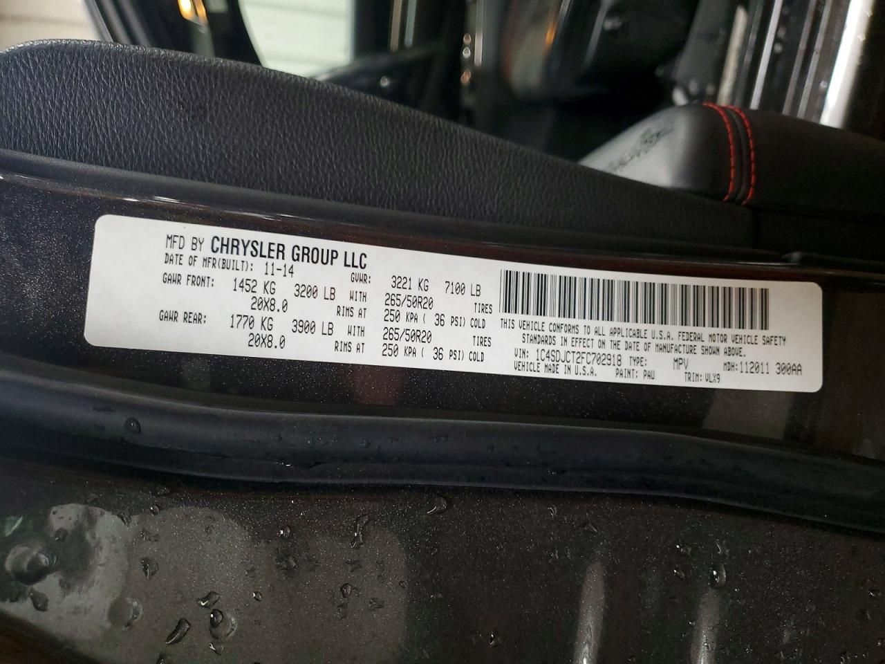 2015 Dodge Durango R/T