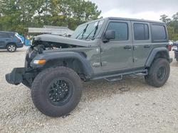Jeep Wrangler salvage cars for sale: 2018 Jeep Wrangler Unlimited Sport
