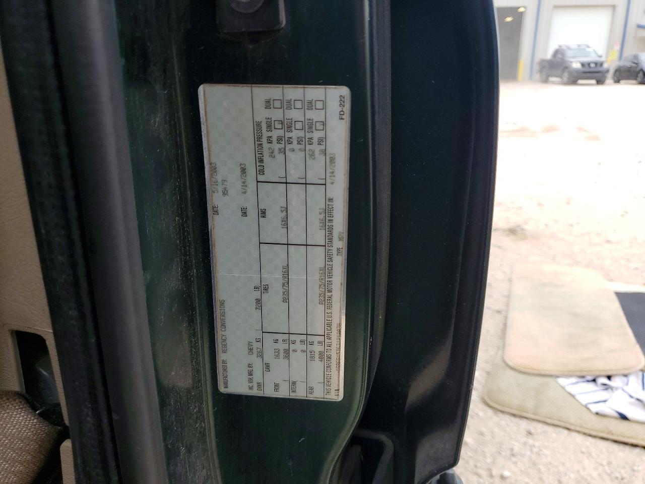 2003 Chevrolet Express G1500