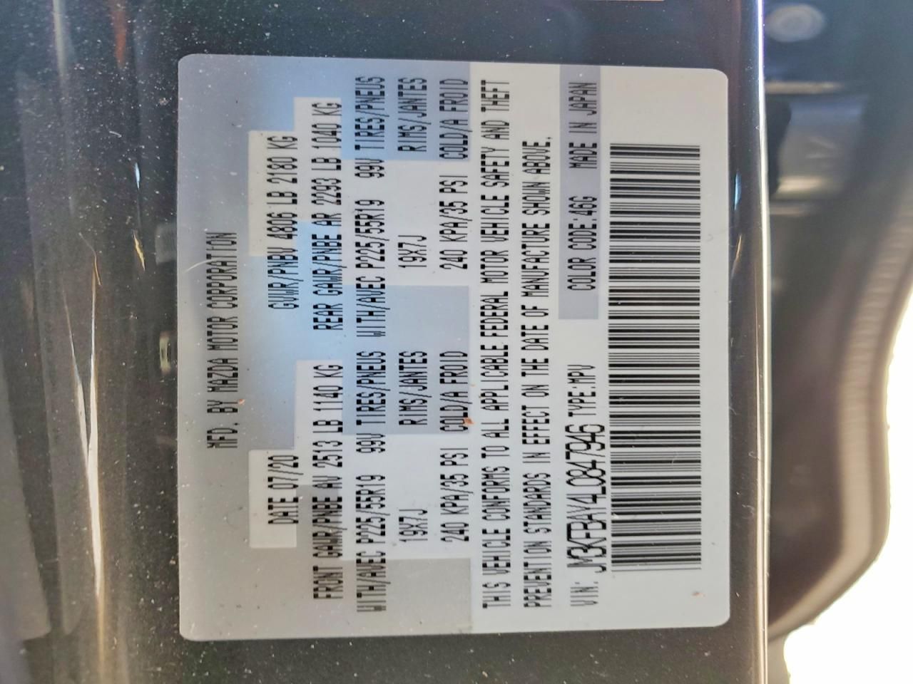 2020 Mazda Cx-5 Grand Touring Reserve