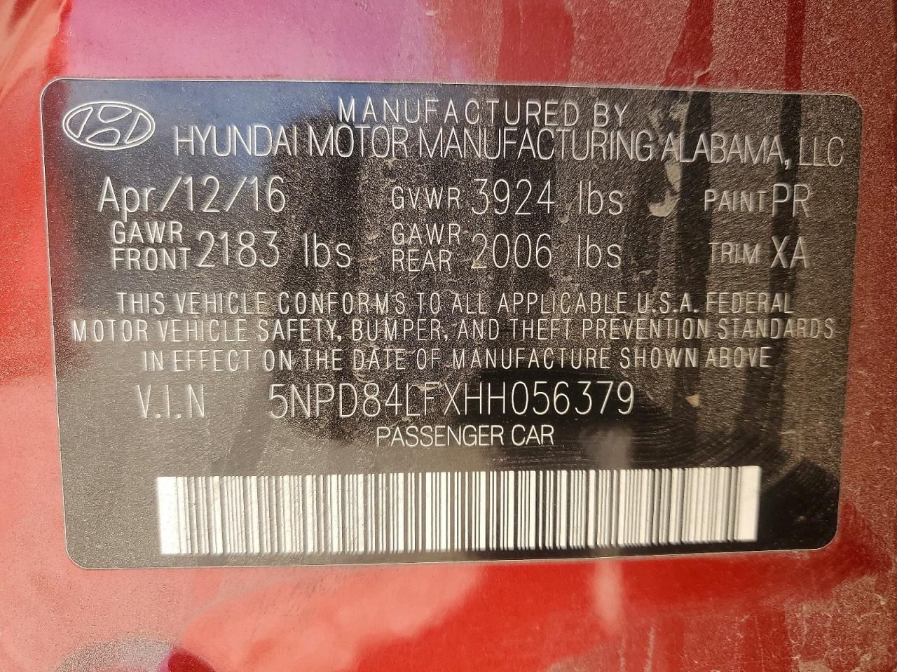 2017 Hyundai Elantra se