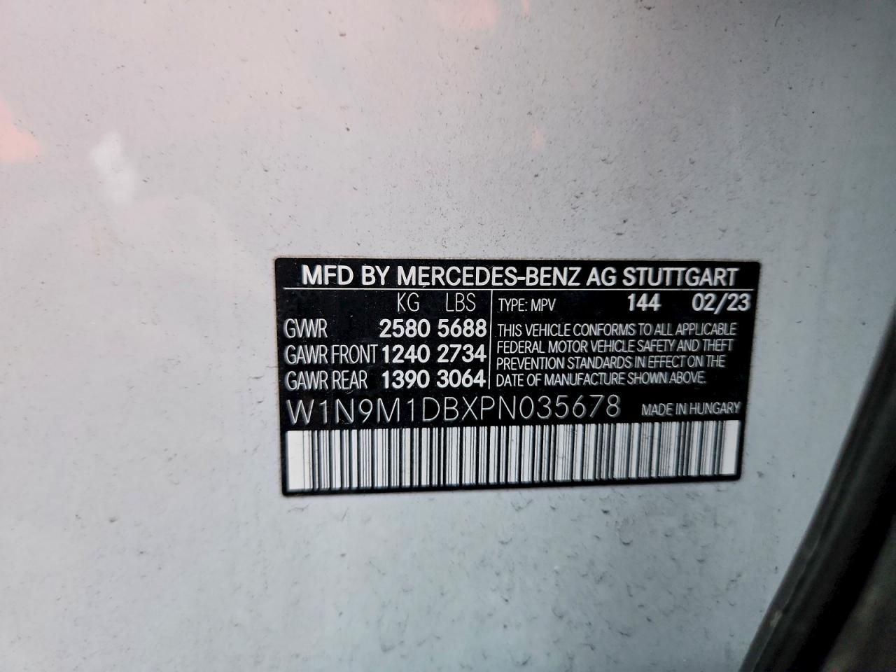 2023 Mercedes-Benz Eqb 350 4matic
