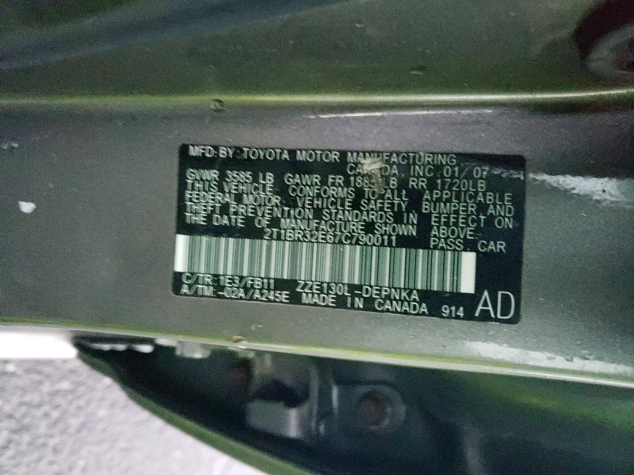2007 Toyota Corolla ce
