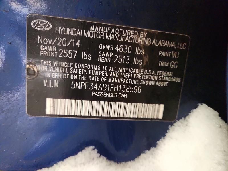 2015 Hyundai Sonata Sport