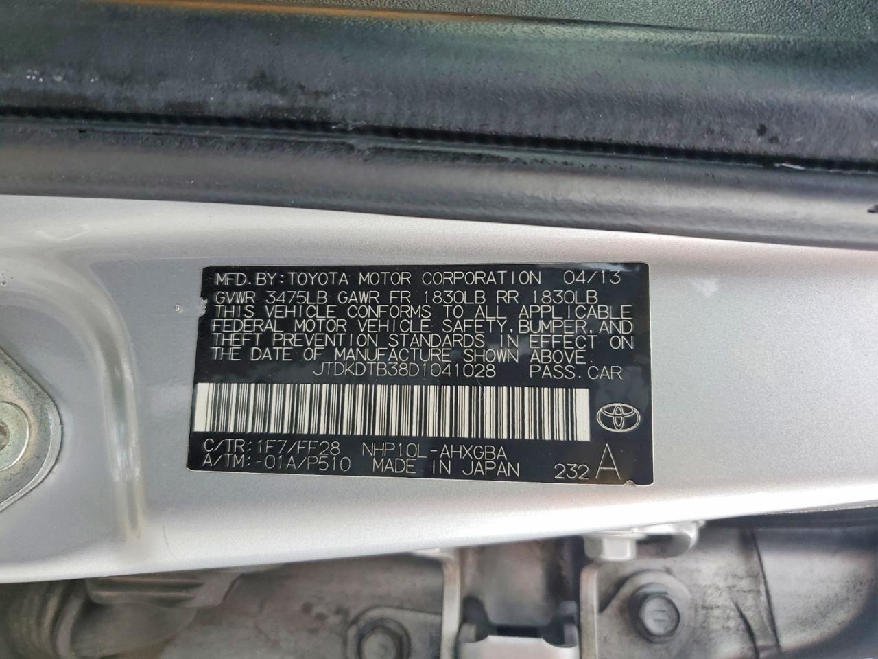 2013 Toyota Prius c