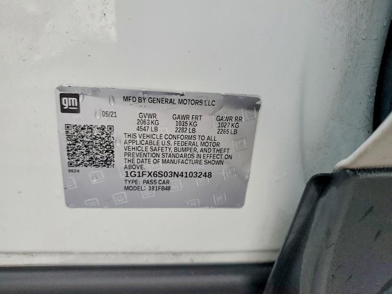 2022 Chevrolet Bolt ev 2LT