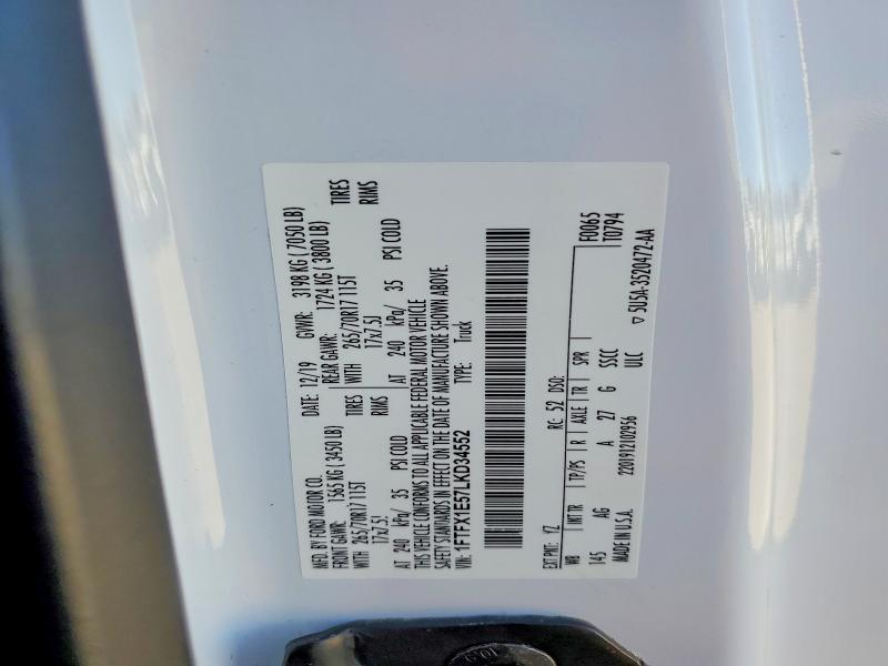 2020 Ford F150 Super cab