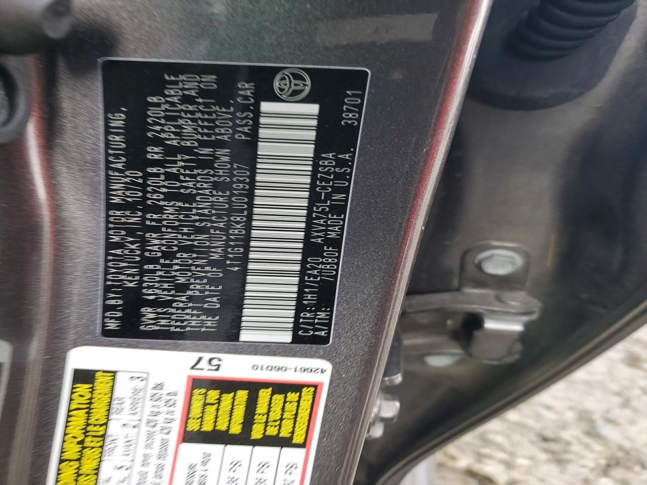 2020 Toyota Camry se