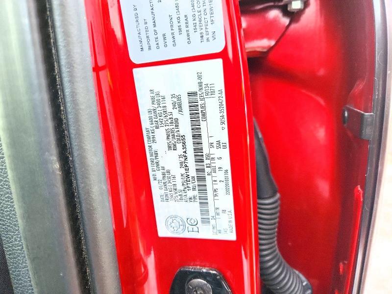 2022 Ford F150 Supercrew