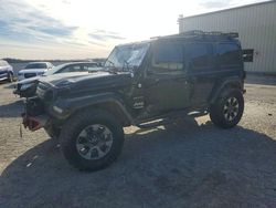Jeep Wrangler salvage cars for sale: 2018 Jeep Wrangler Unlimited Sahara