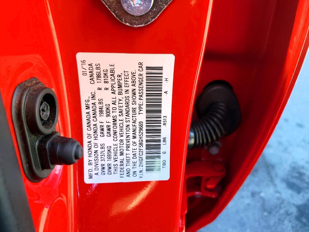 2016 Honda Civic lx