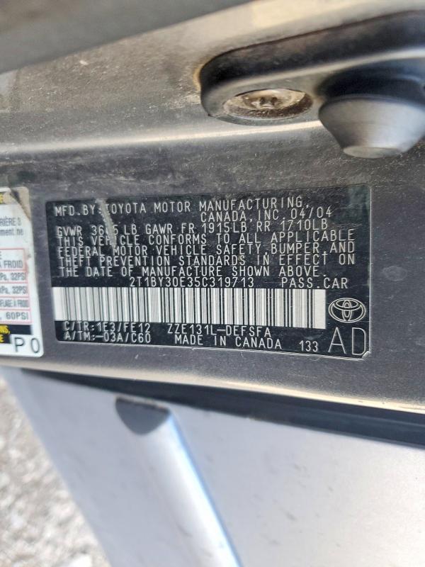 2005 Toyota Corolla xrs