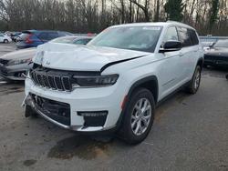Jeep salvage cars for sale: 2021 Jeep Grand Cherokee l Limited