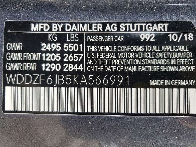 2019 Mercedes-Benz E 450 4matic