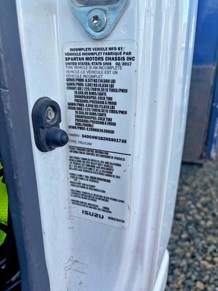 2017 Isuzu NPR HD Dump Truck