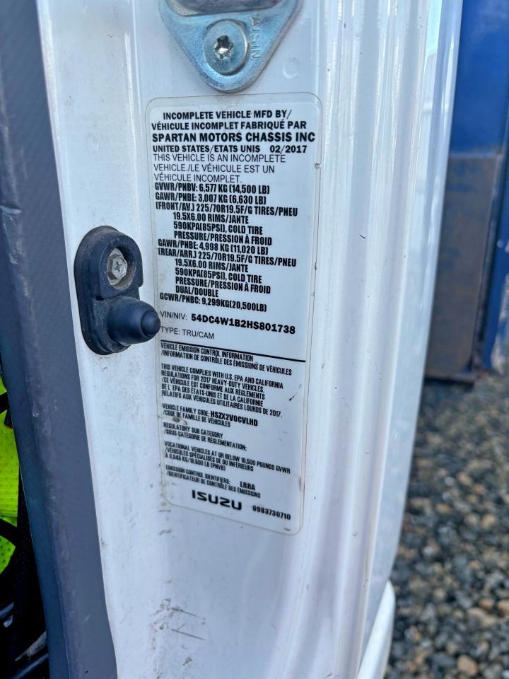 2017 Isuzu NPR HD Dump Truck