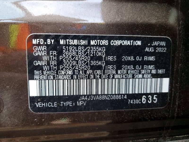 2022 Mitsubishi Outlander sel