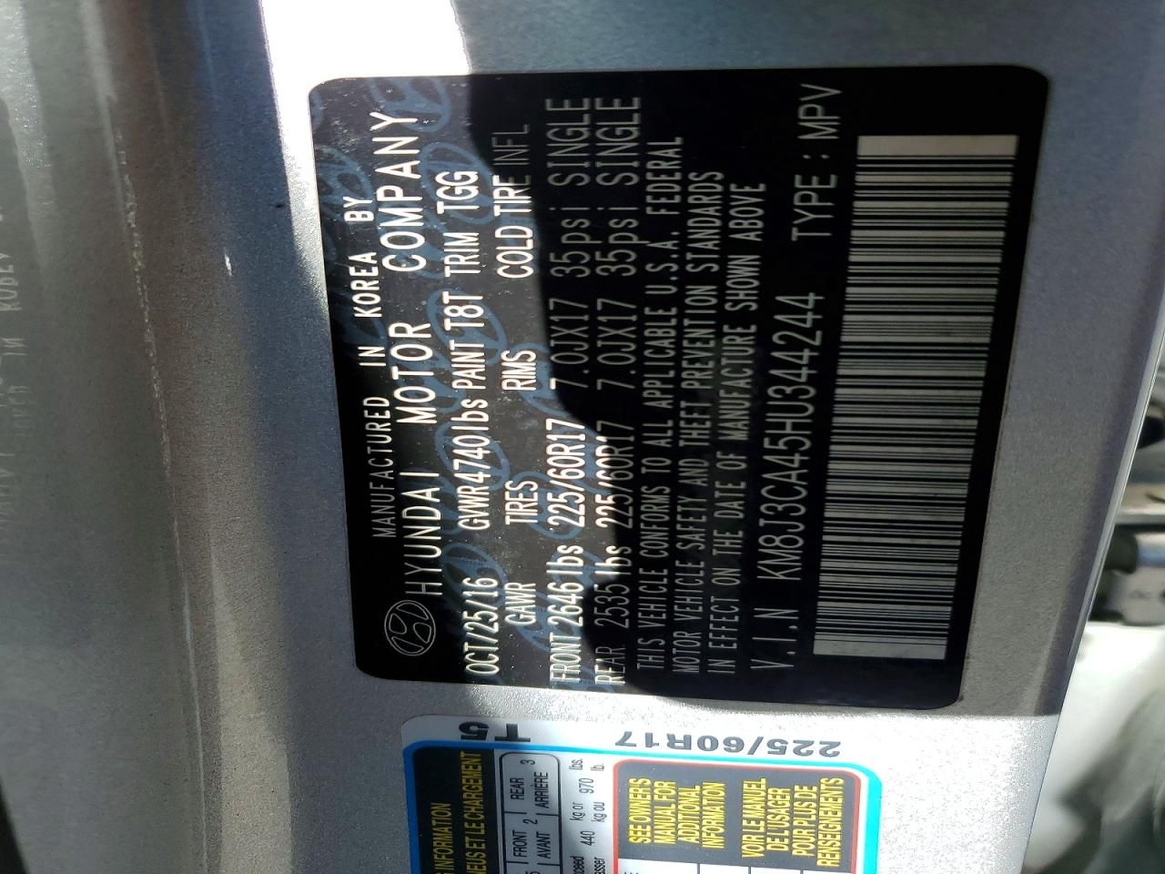 2017 Hyundai Tucson Limited