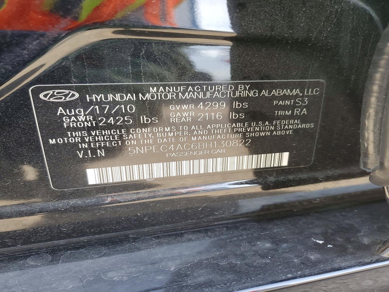 2011 Hyundai Sonata se