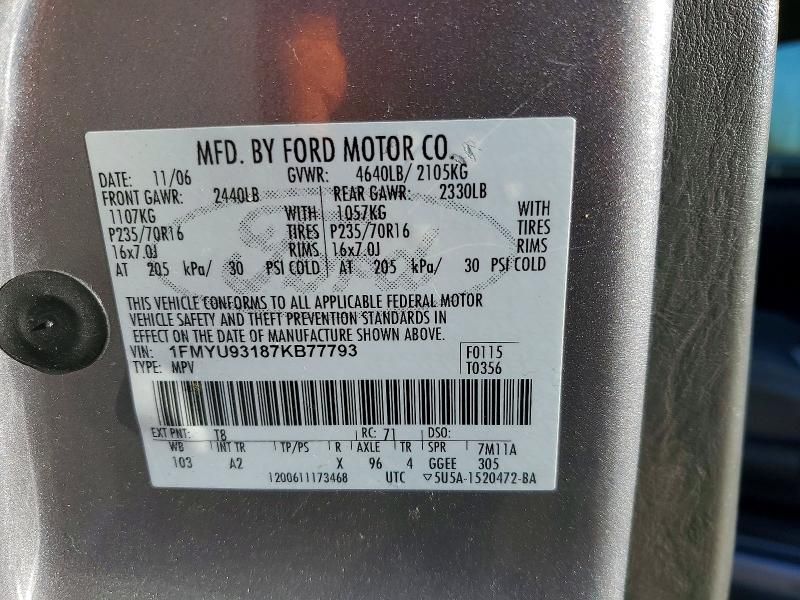 2007 Ford Escape xlt