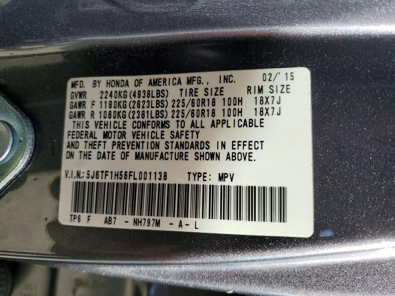 2015 Honda Crosstour exl