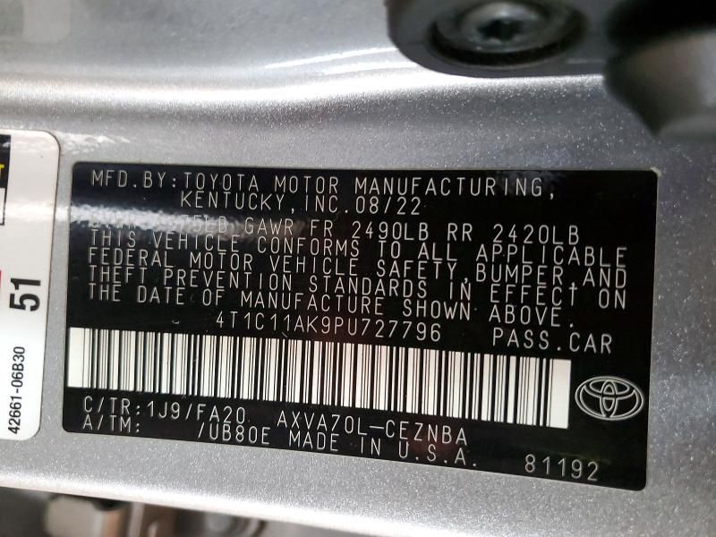 2023 Toyota Camry le