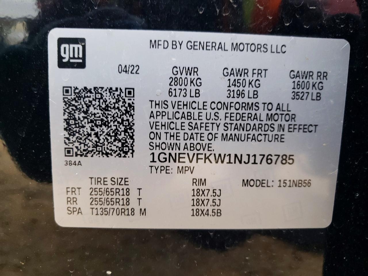 2022 Chevrolet Traverse ls