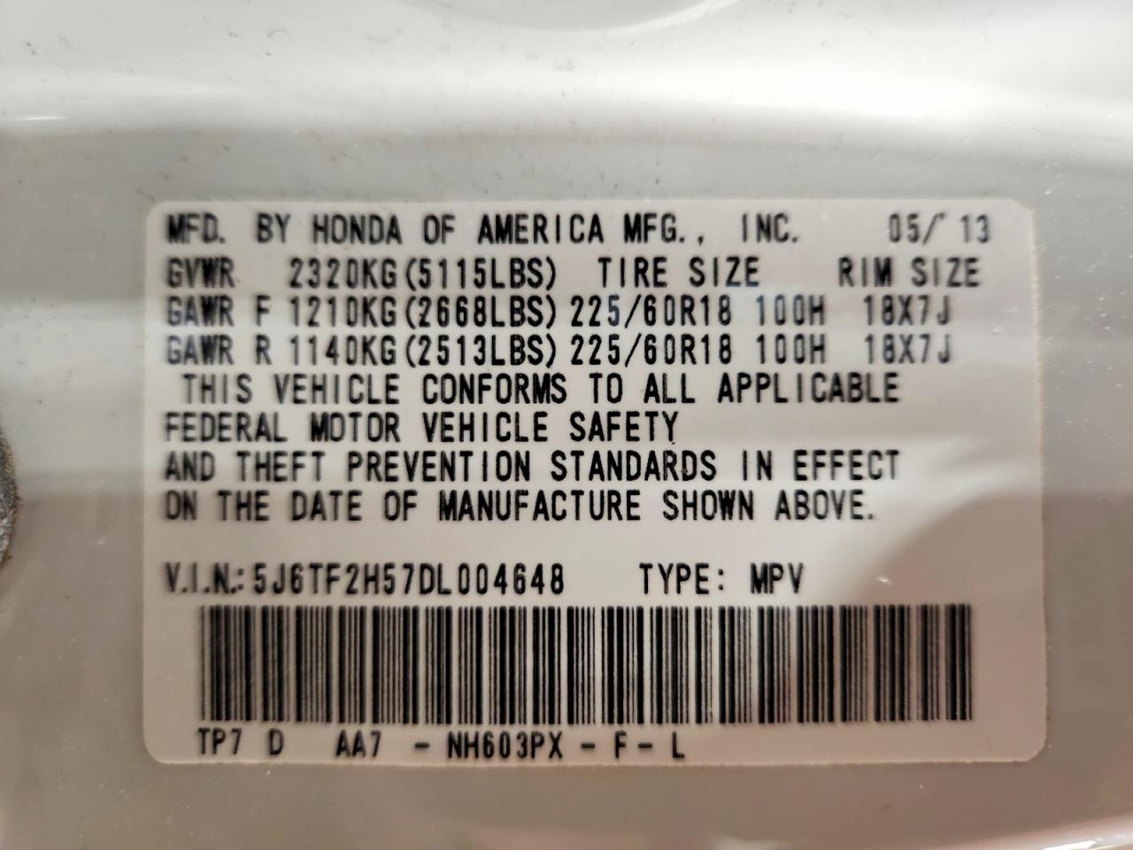 2013 Honda Crosstour exl