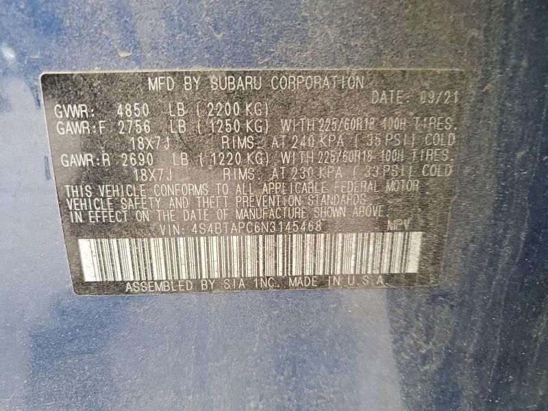 2022 Subaru Outback Touring